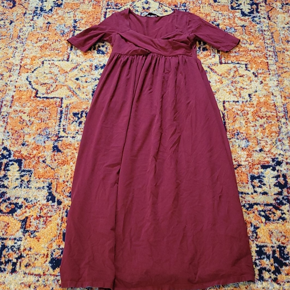 Maxi dress with pockets